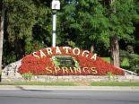Saratoga Springs welcome sign